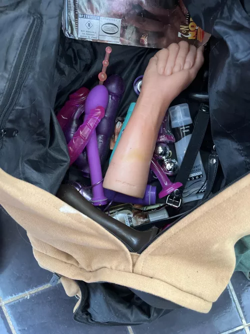 Got my bag of toys who wants to get wild