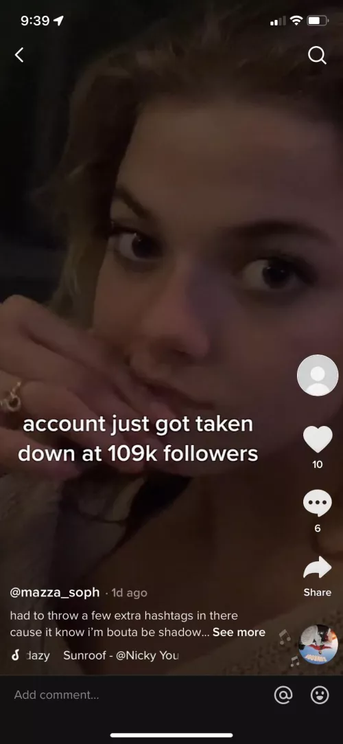 Got taken down for flashing