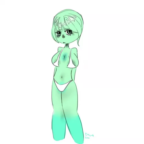 gradient slimegirl [OC]