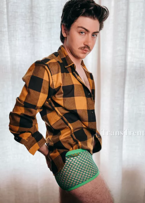 Green fishnet underwear is the way to go for St Patty’s Day