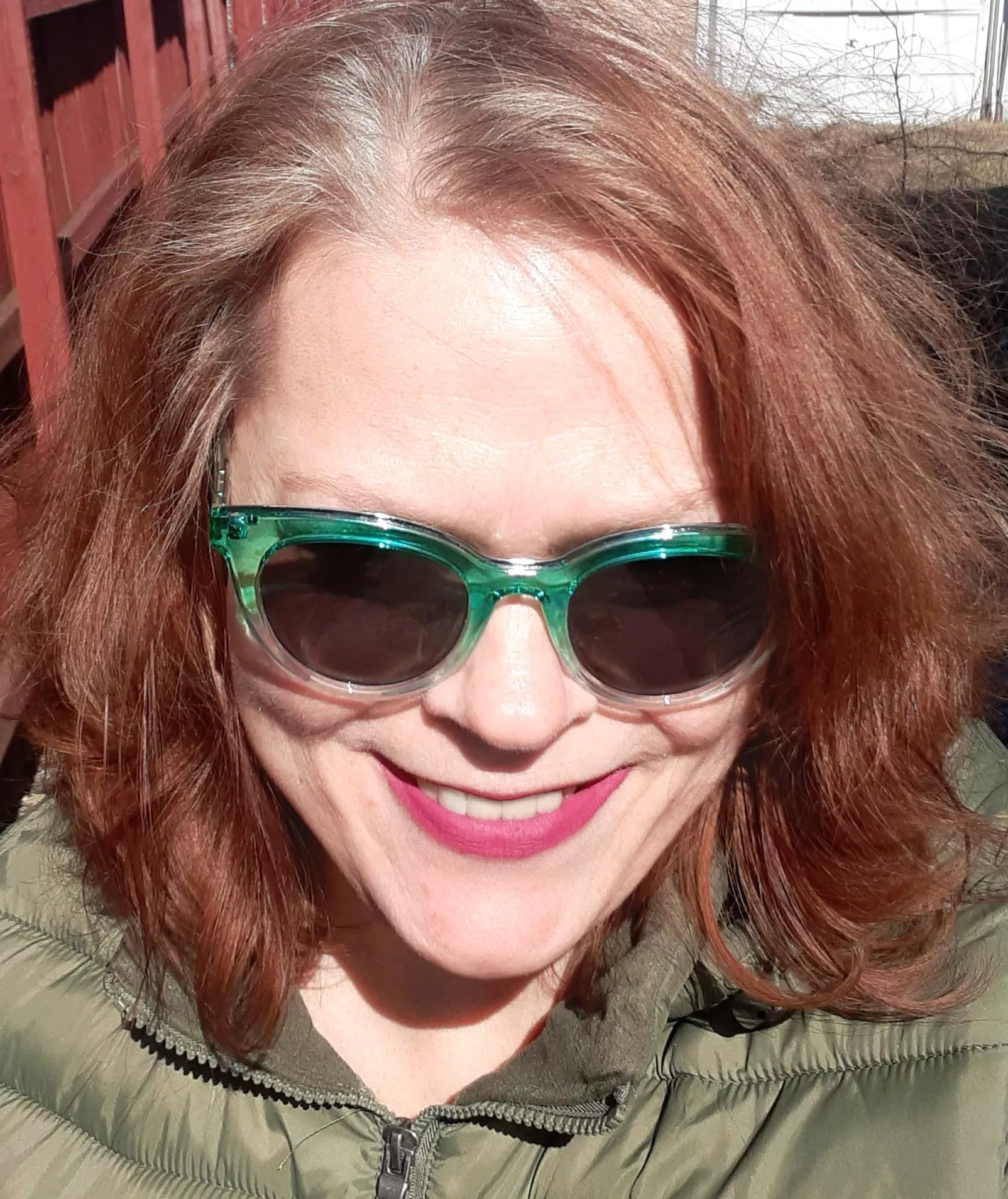 green for today...and smile showing teeth 😬 green for today...and smile showing teeth 😬