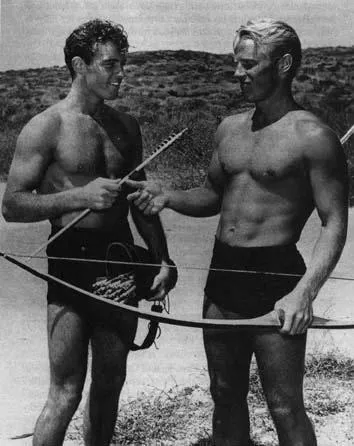 “Guy Madison and blonde bud” …