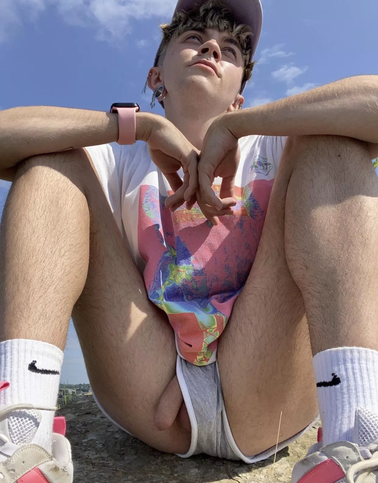 Hate it when my dick falls out of my shorts 🙄