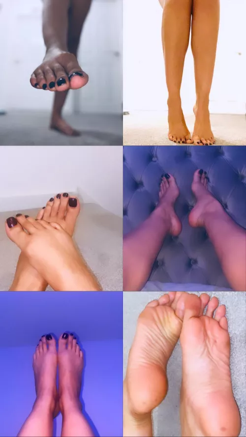 Have them all because I’m feeling generous. Looking for a sub to worship my silky soles, and to lick suck & love my toes. Can it be you?