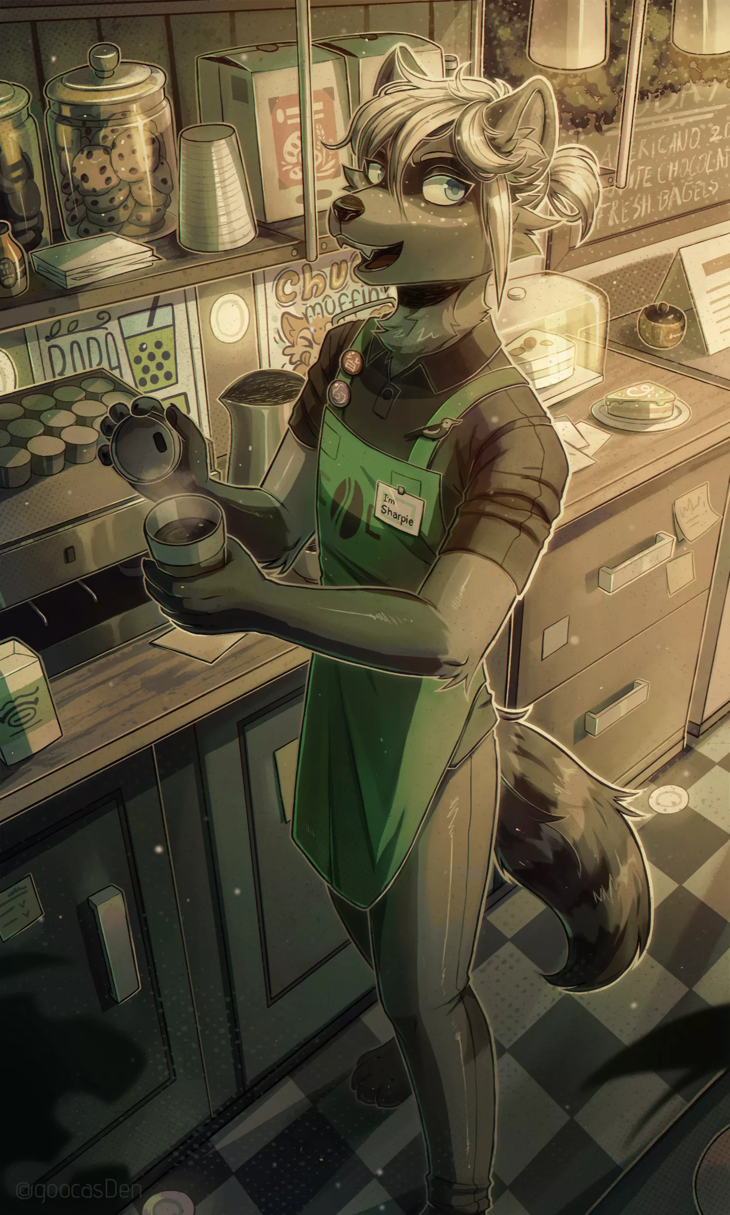 He has an order for you~ (commission by me @goocasden)