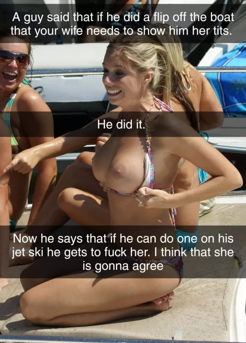 He won't be able to do a glip on a jetski right?