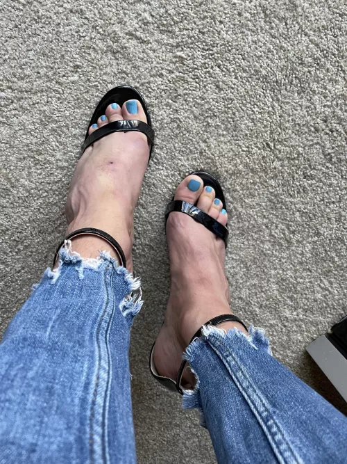 Heels and denim