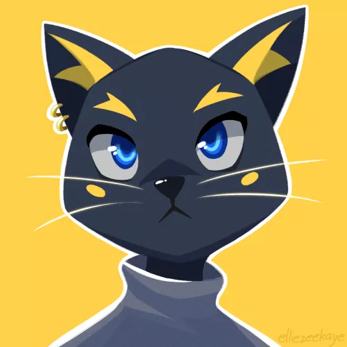 Here is Furi, I'm still working on his design.