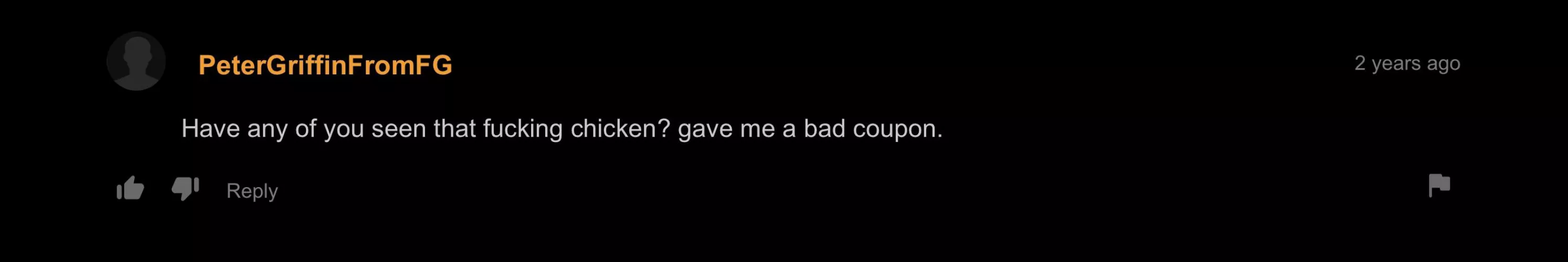 Hey Peter remember that time you were in the phub comments