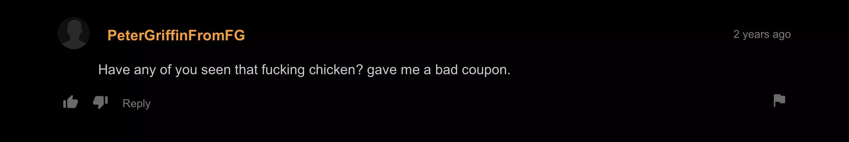 Hey Peter remember that time you were in the phub comments