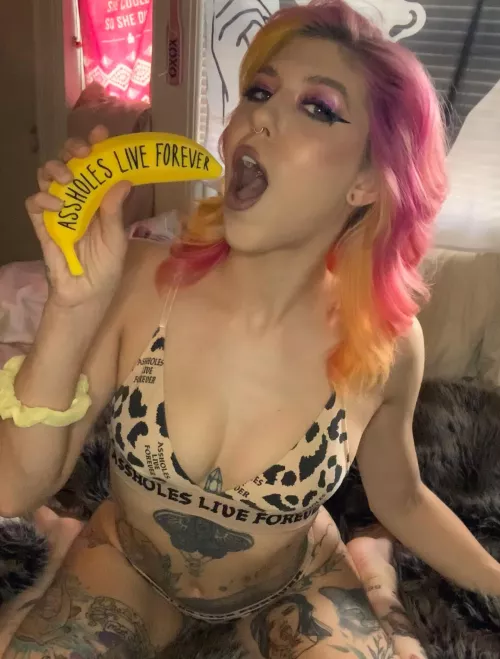 High in potassium 🍌