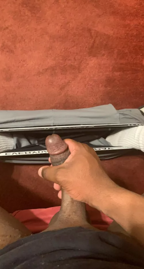 Hold this for me. It’s kinda heavy.