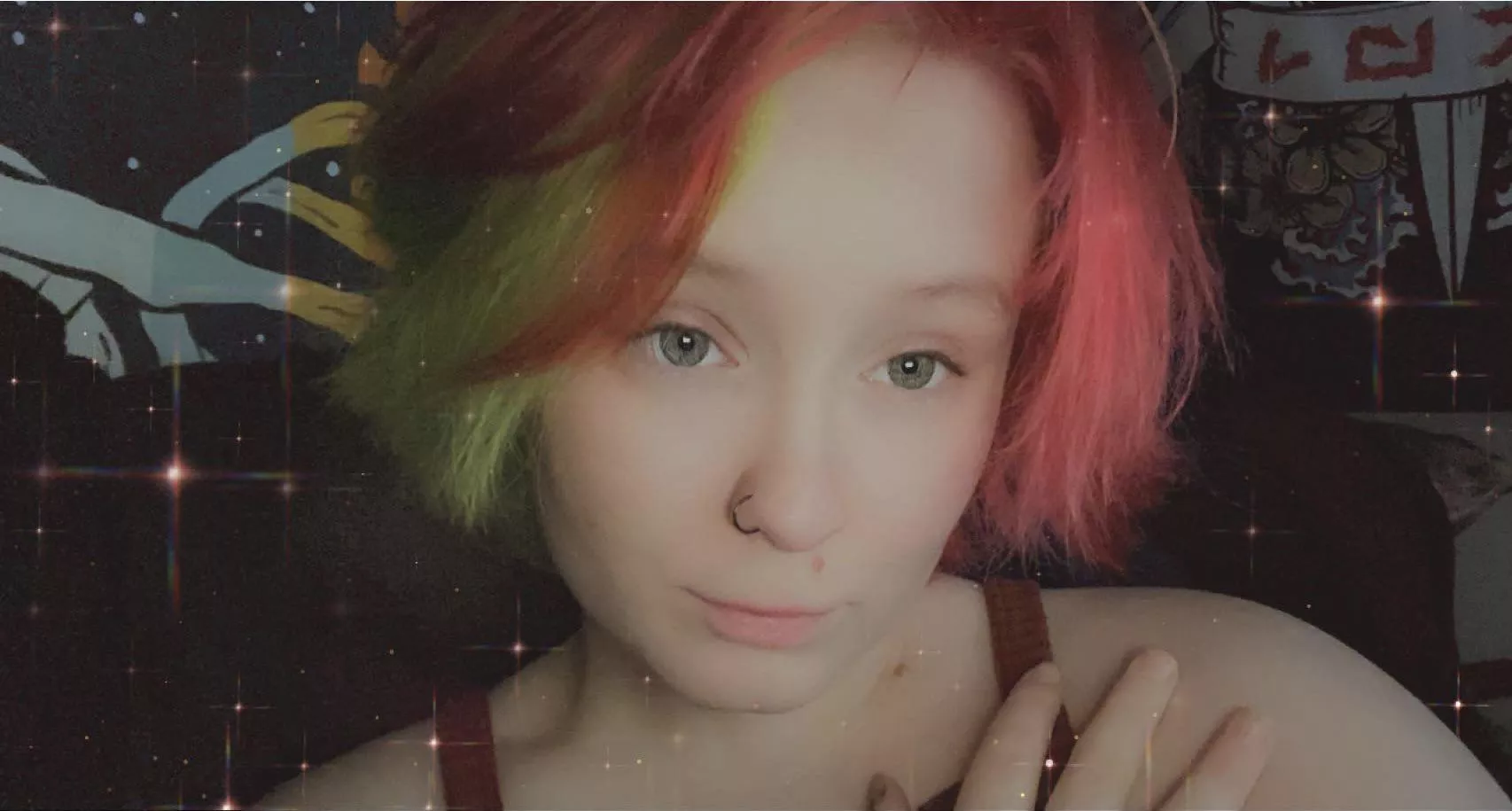 how do you like my new hair ? ❤️💚