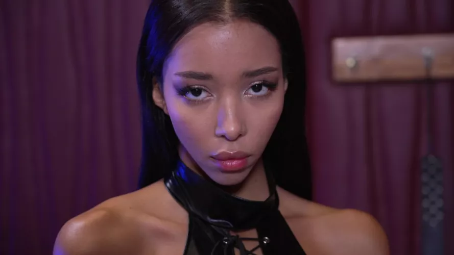 Humiliation of young and skinny Lia Lin! Nick BDSM apartments