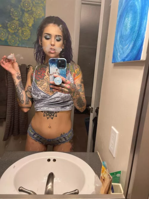 I bet I could out smoke you 😈