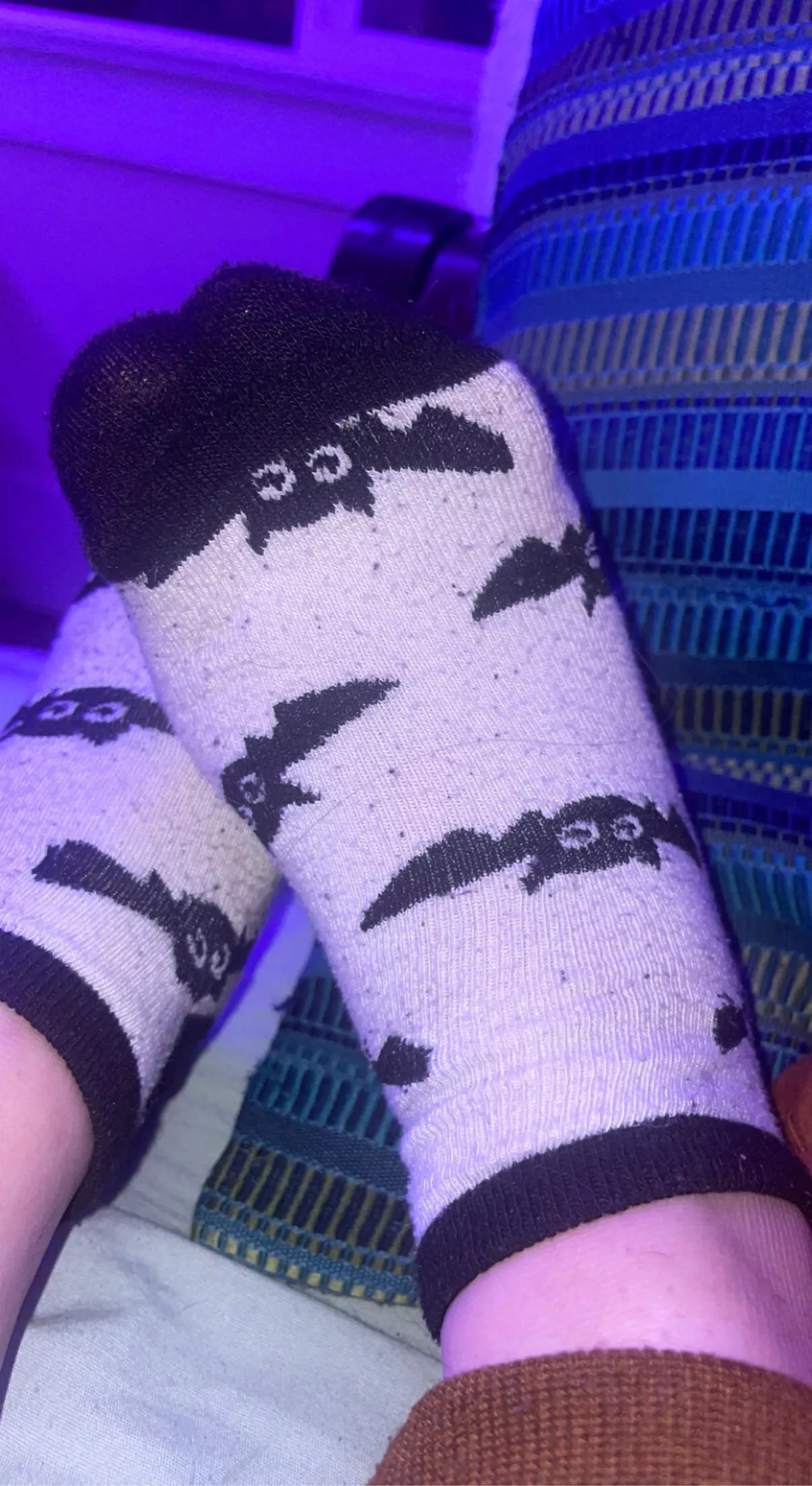 I bet my bat socks make you weak!