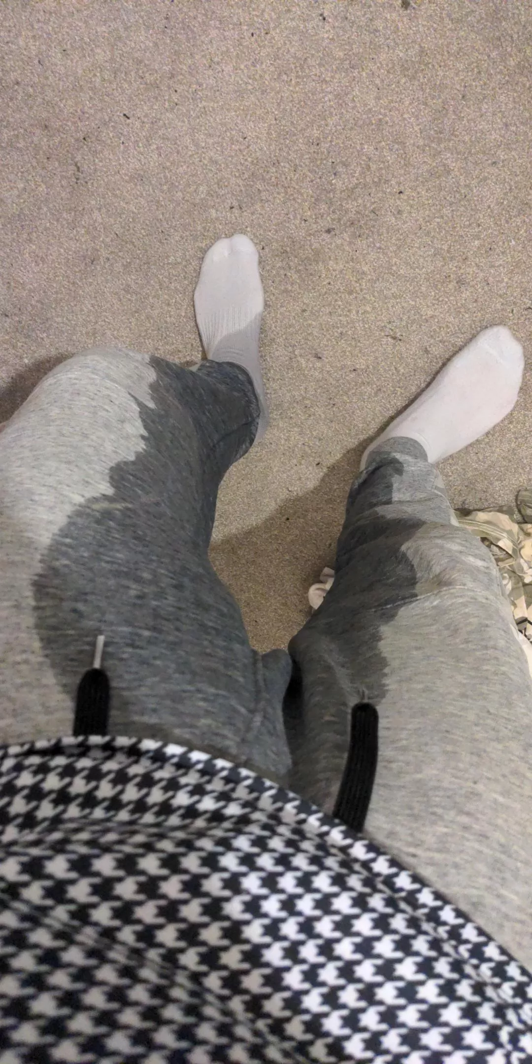 I didn't quite make it to the bathroom while getting ready for bed 🥺