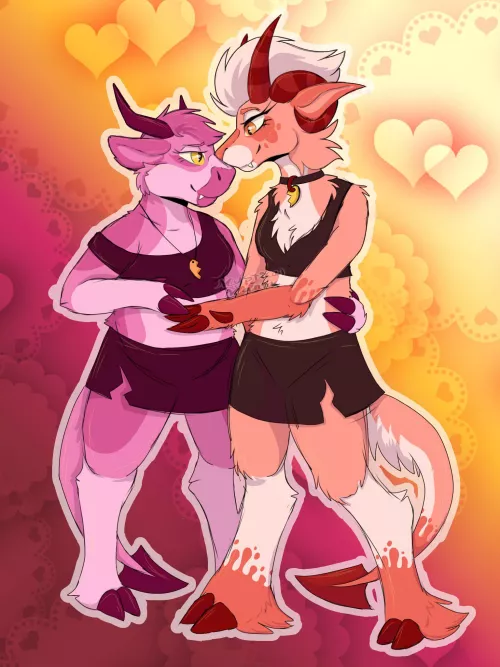 I drew two of my newest ocs