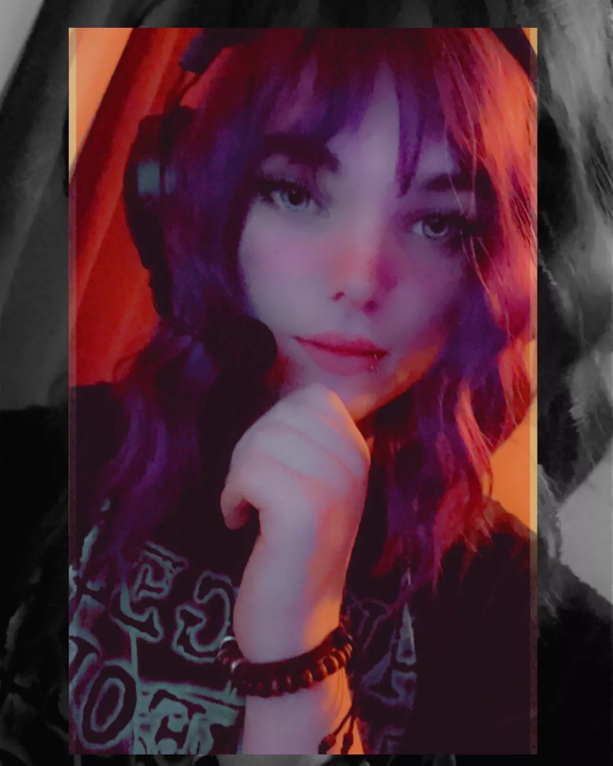 I got my first wig today and I’m living for it 💜💜💜💜💜