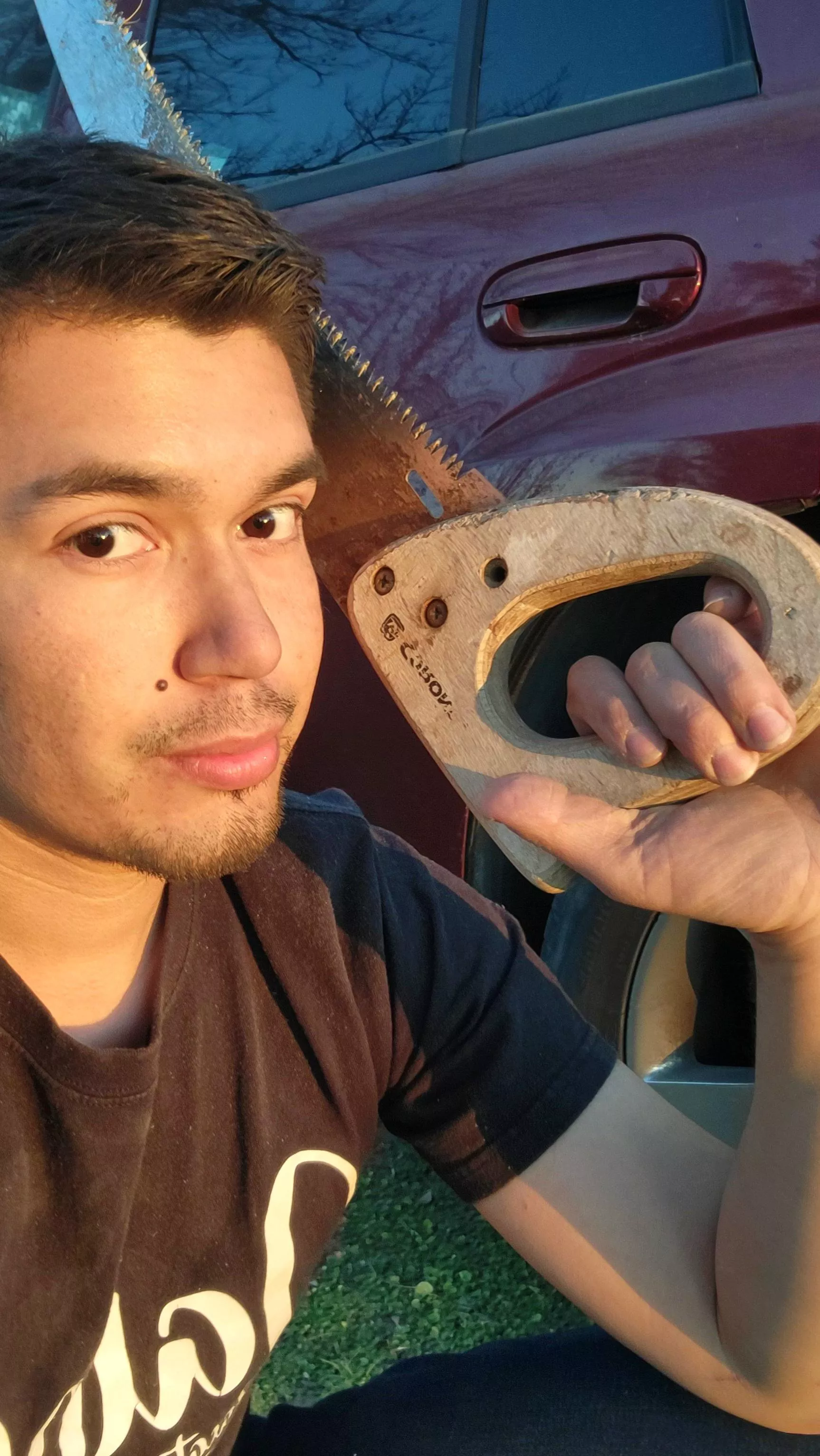 I got some yard work done! Don't worry, I'm not dangerous.🙃