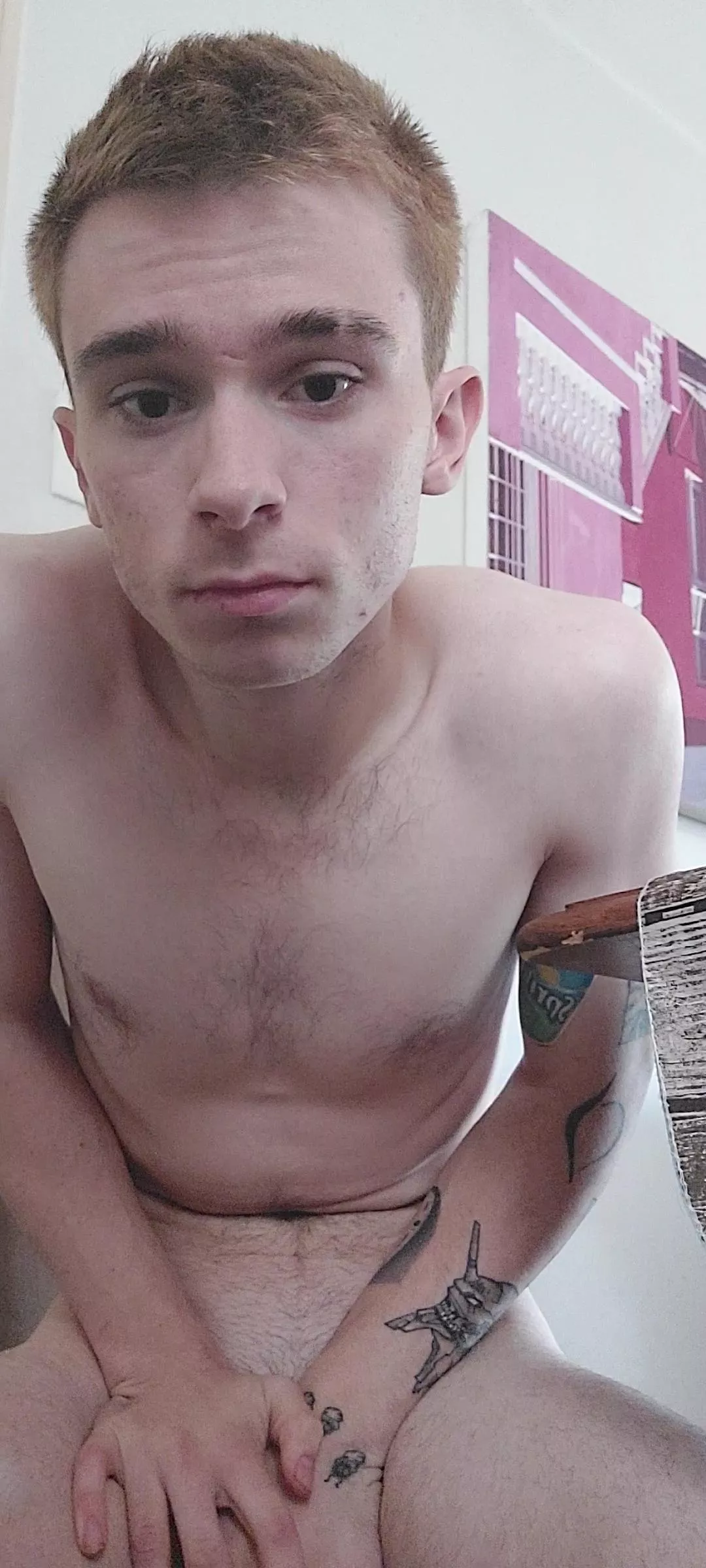 I have a resting sad face sorry 😆 Hope still a cute naked tease