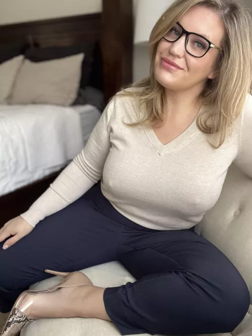 I hope these shoes aren’t distracting at the office today. Would you be able to concentrate on my power point?