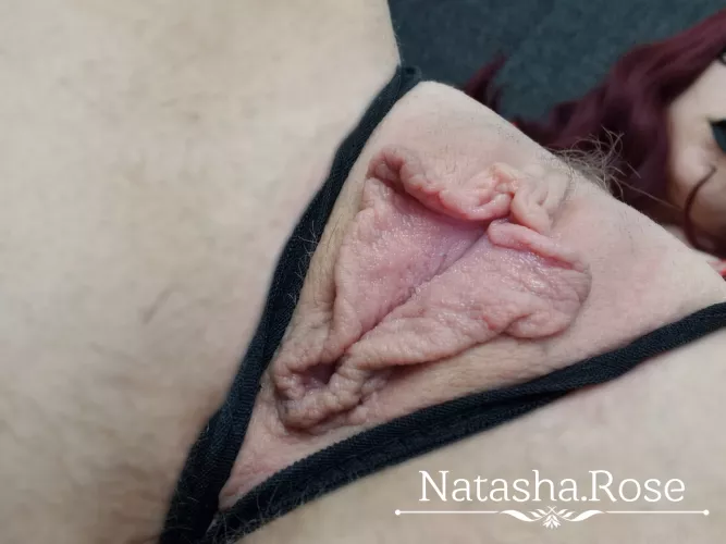 I like my crotchless underwear to show absolutely everything ๐