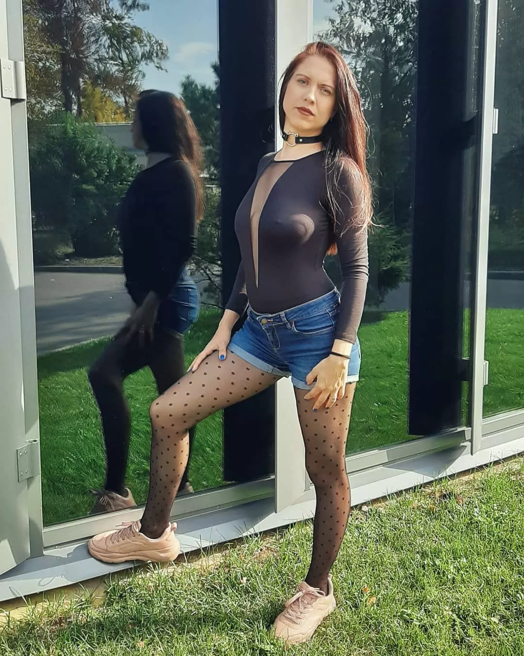 I like to attract the attention of men, and I love it when my husband notices it.