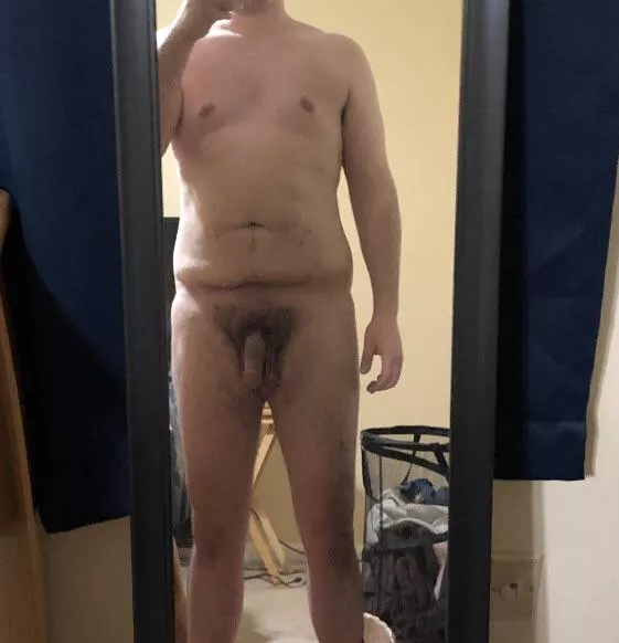 I love being a chubby, tall drink of water, with a beautiful cock.