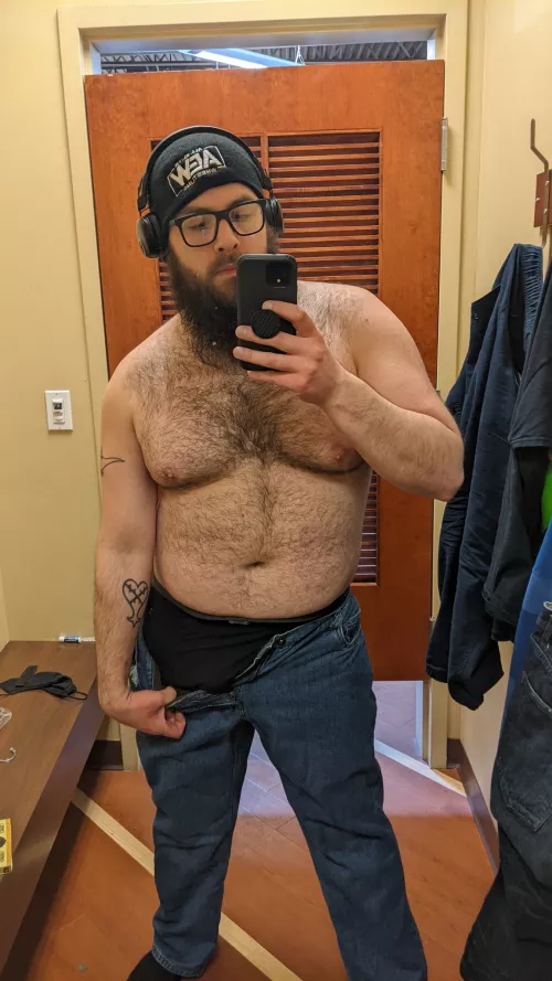 I love taking selfies in a changing room