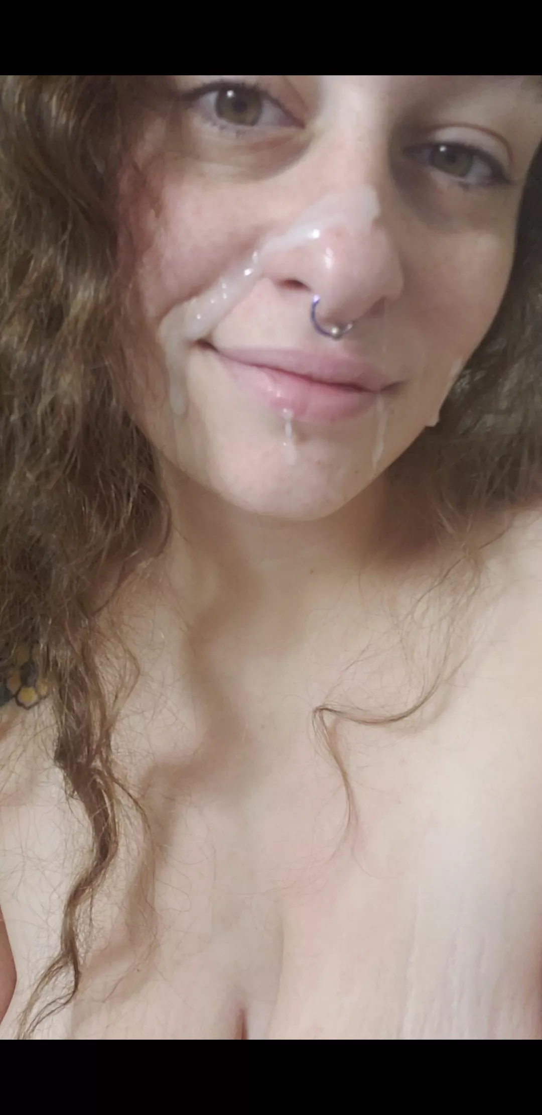 I love teh way I look with cum on my face! 