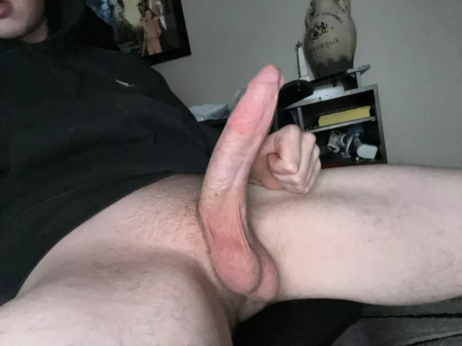 I only use reddit to show off my fat cock