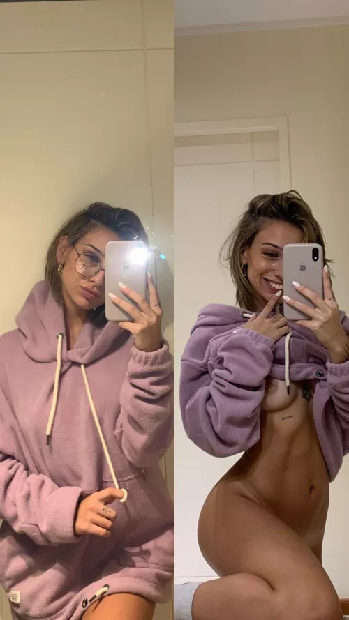 I think the second version of me makes me happier