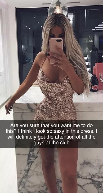 I told my wife about my fantasy of her being picked up by another man at a club. She took some convincing but she is going tonight. What she doesn't know is that made a competition amongst my friends to see who could fuck her tonight I told my wife about my fantasy of her being picked up by another man at a club. She took some convincing but she is going tonight. What she doesn't know is that made a competition amongst my friends to see who could fuck her tonight
