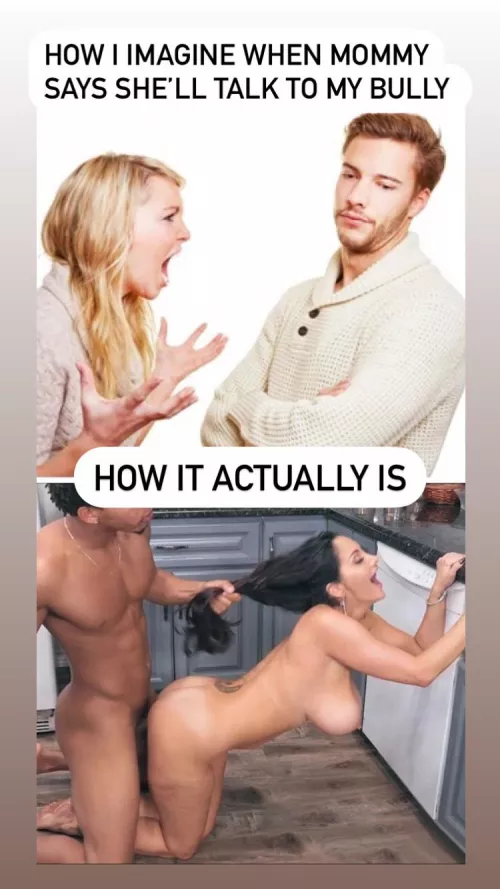 I want a bull to chat with me so bad i want him to tell me how he would fuck my slutty mom