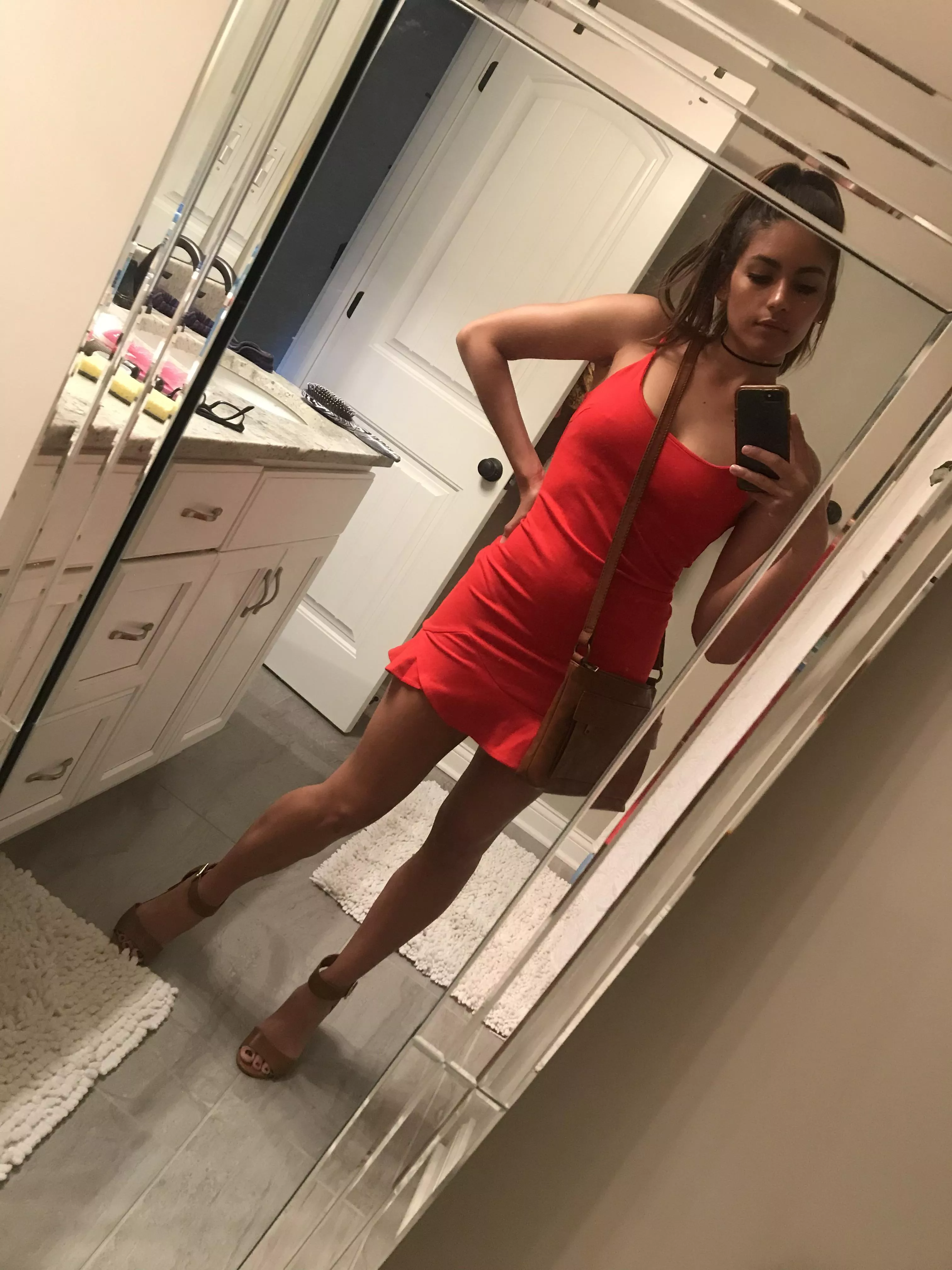 I wear red when I’m DTF