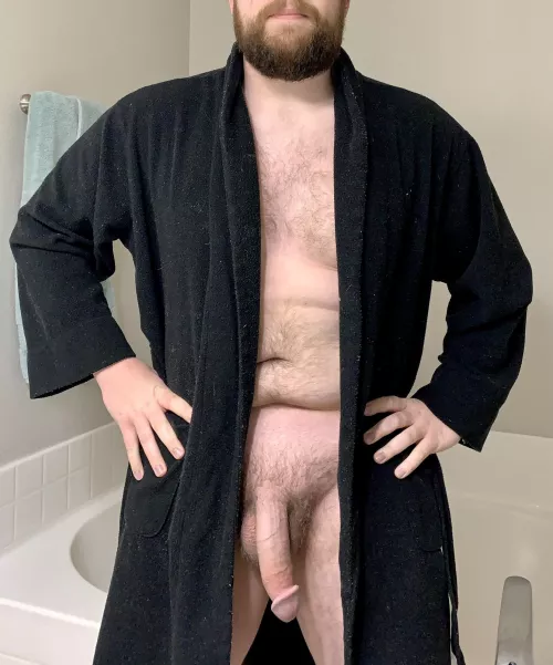 I wish I could be in a robe all day long. [35]