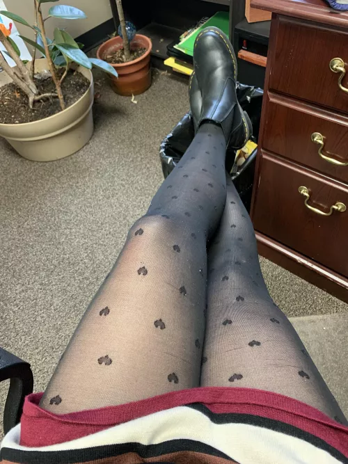 If we worked in the same office, I bet you’d invent all sorts of reasons to come talk to me. Maybe you’d try to conversationally touch my leg. And you know what? I’d let you.