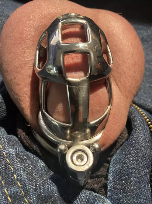 I’m drunk at work and I just superglued the screw holding my metal chastity cage together… am I finally locked for good?