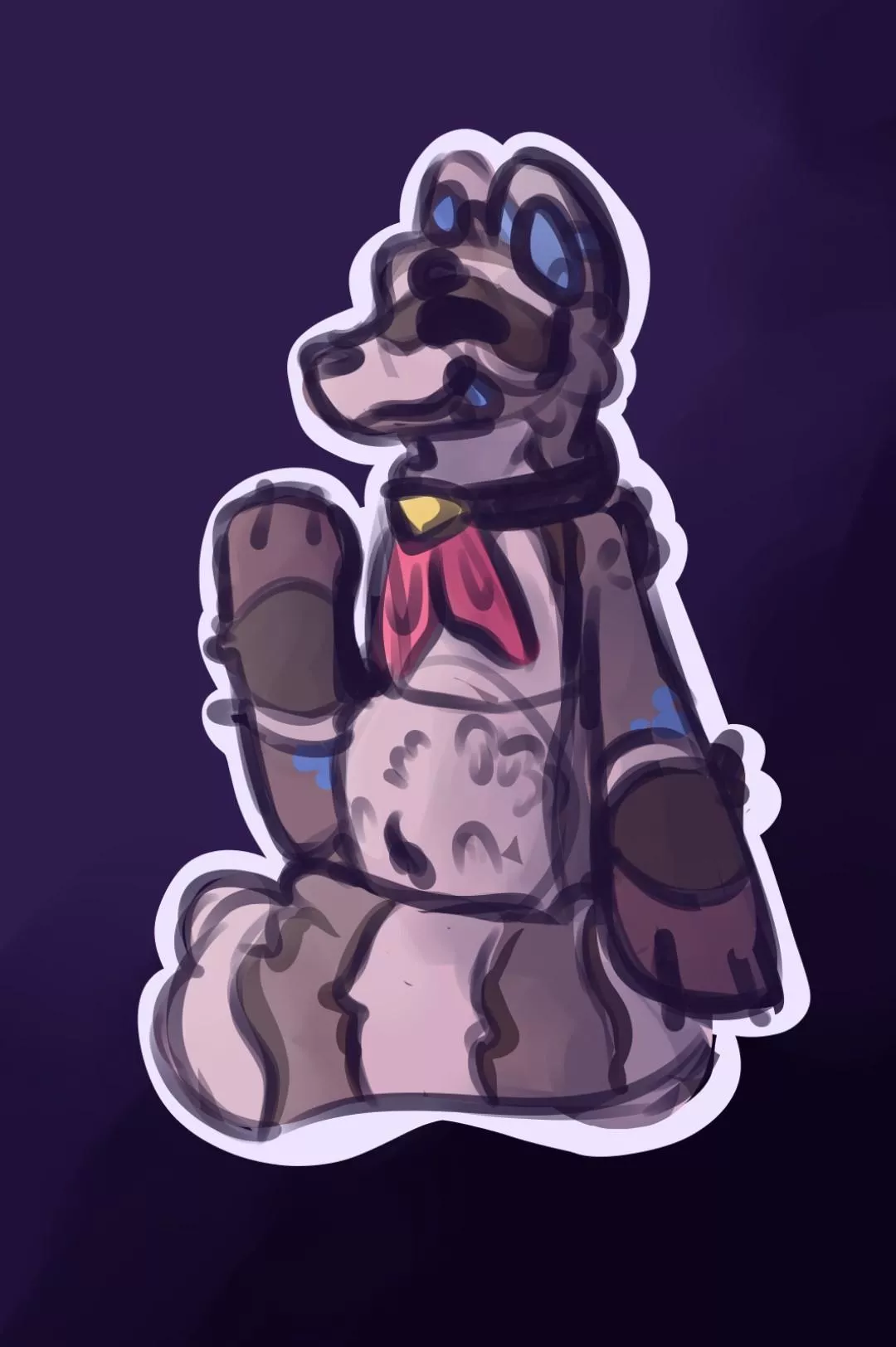{image} First ever post! art by Reggie Raccoon ( me ) :D