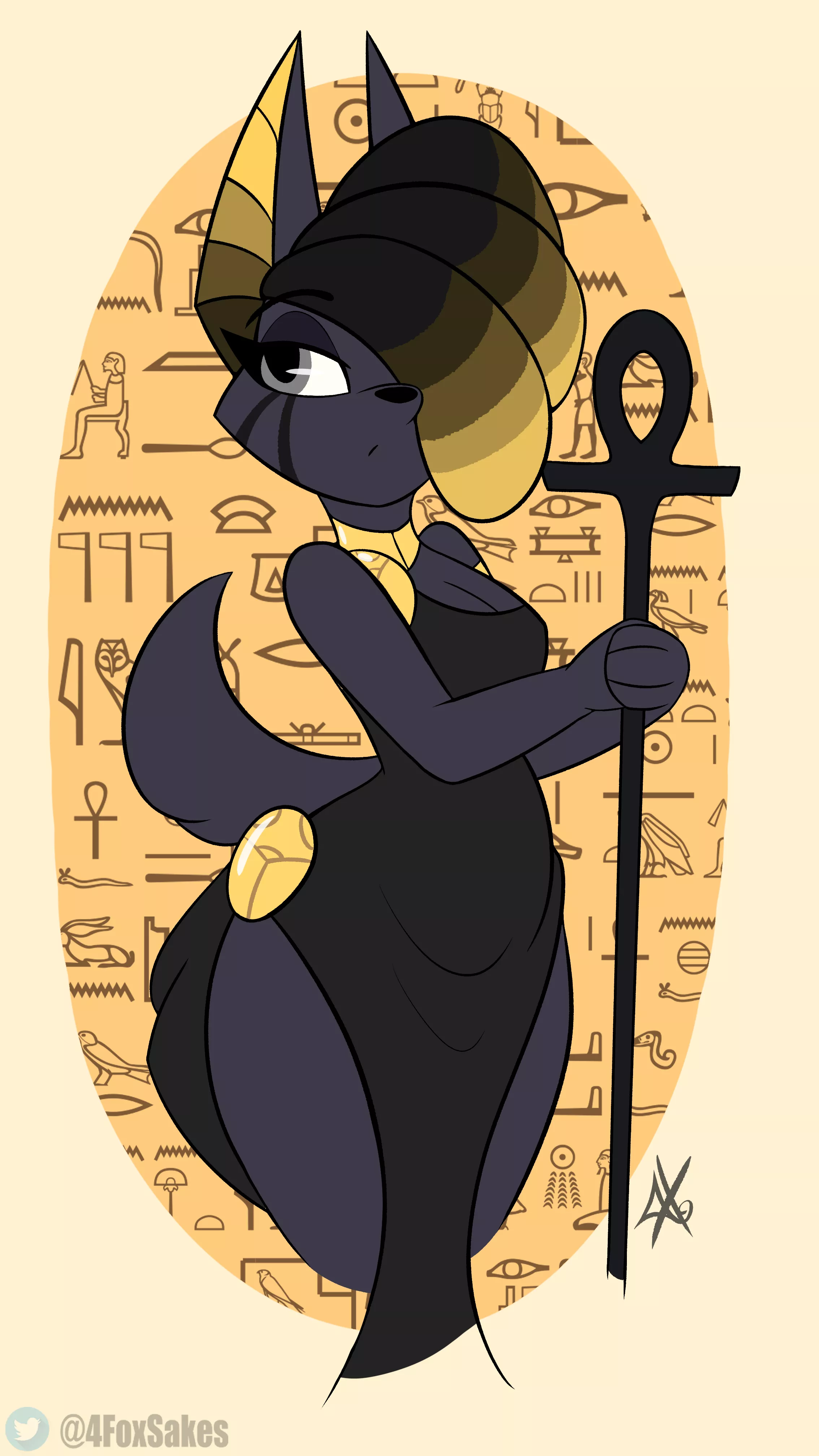 In case you guys didn't know I enjoy Egyptian aesthetics (@FoxSakes) (Me)