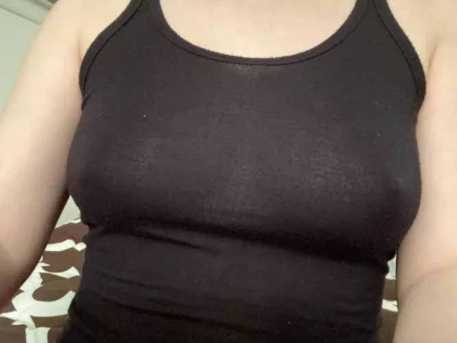 Is it obvious that I’m not wearing a bra