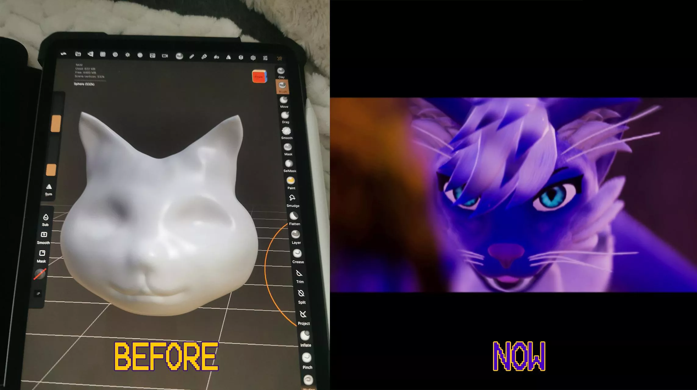 It took a while, but it looks better now😹