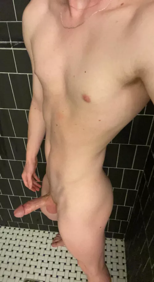 It’s lonely in this shower