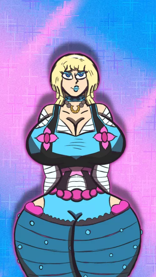 Johnny Joestar repents to god (Johnny to Hot Pants, art by me)