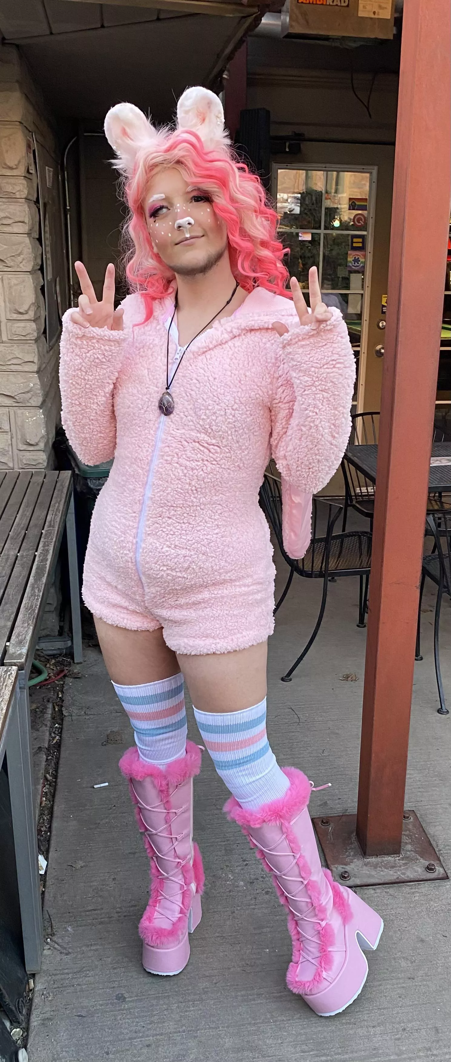 ♡ Just a pink little bunny boy ♡