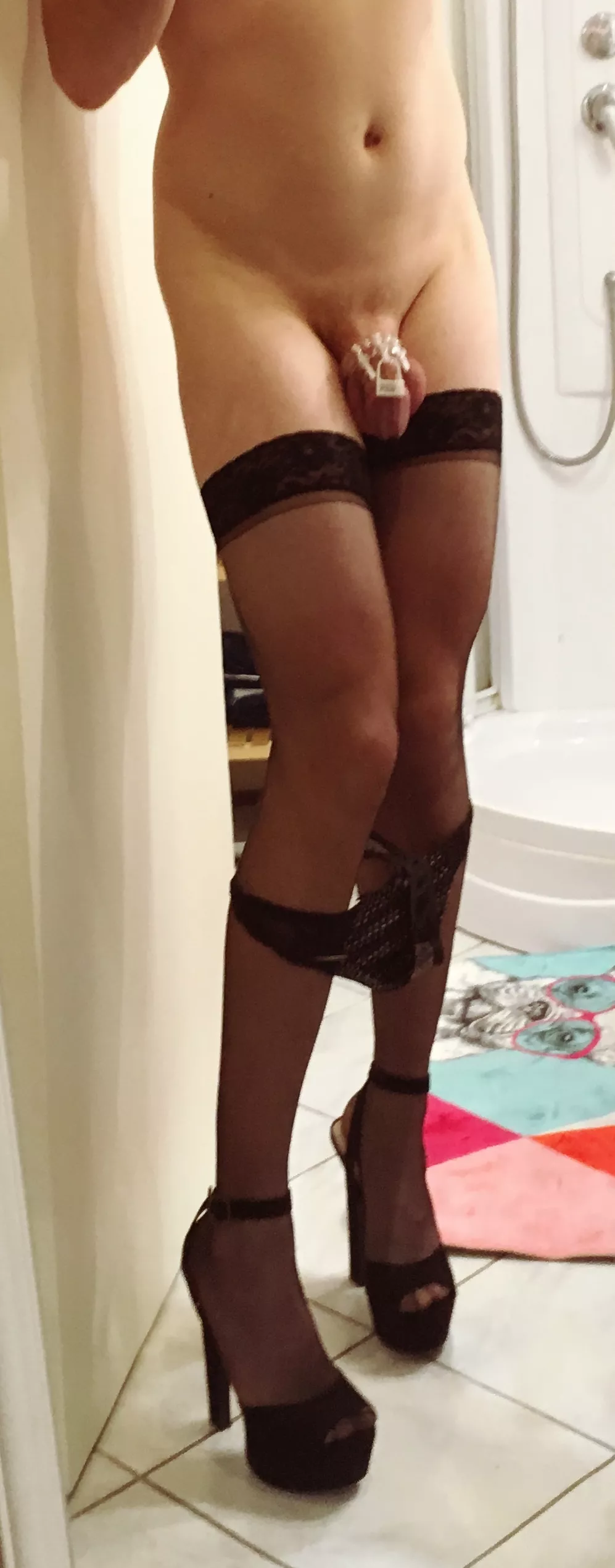 Just another sissy slut in chastity :) Just another sissy slut in chastity :)