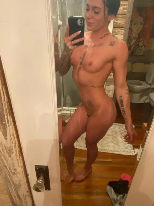 Just checking on my gym progress. What do you think?