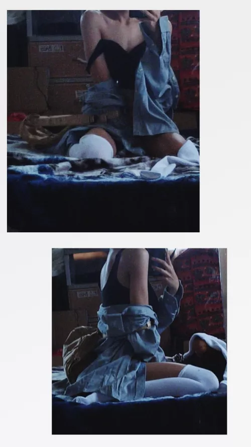 Just got back home and decided to take my first naughty pic (;;;・_・) it turned out well I hope you guys will like it ^_^