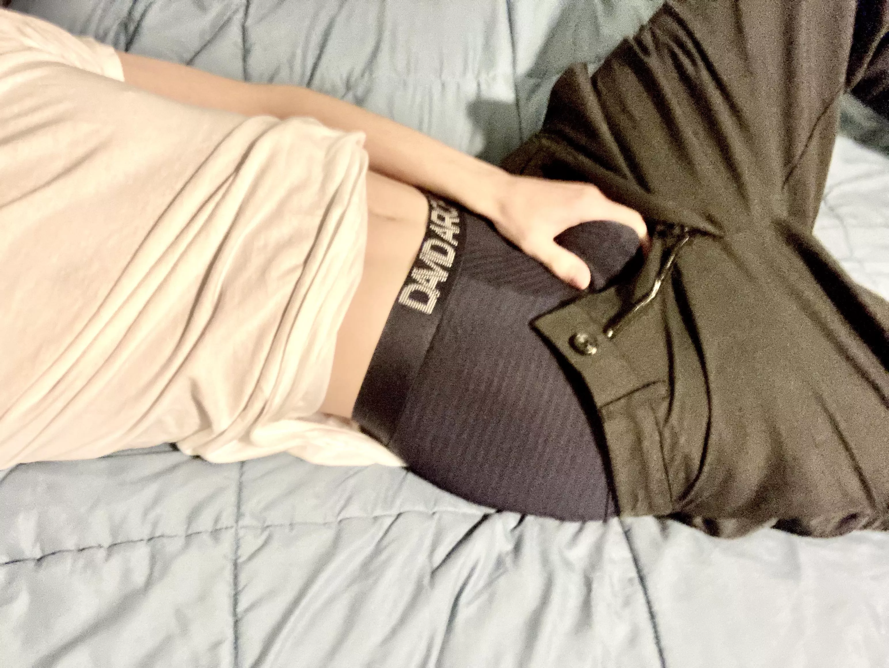 Just got home from work and had to immediately take my pants off 😂